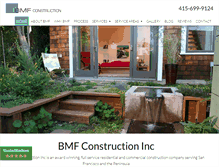 Tablet Screenshot of bmf-builders.com